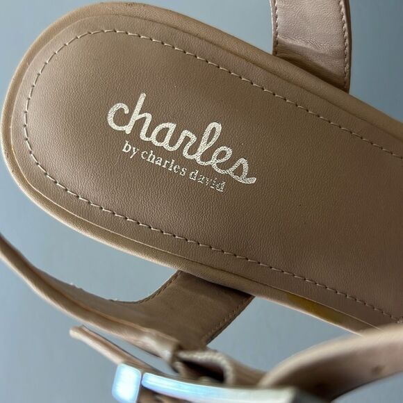 Charles by Charles David Cork Wedge Sandals Size 11M - Picture 5 of 11